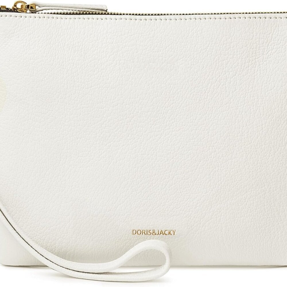 Lambskin Leather Wristlet Clutch Purse for Women Soft Designer Slim Cell Phone P
